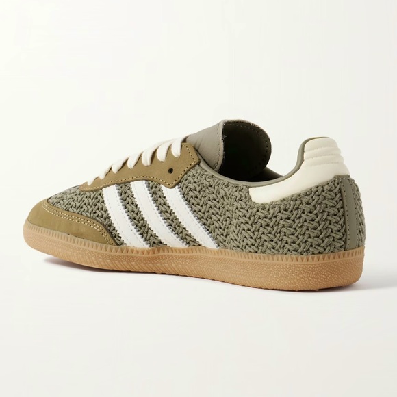 ADIDAS SAMBA CROCHET ORBIT GREEN